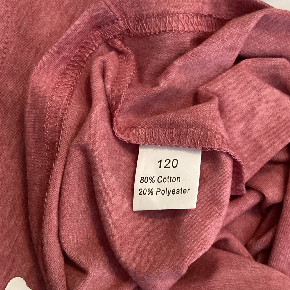 Flower Girl Tee Heather Pink Size Extra Small - Picture 4 of 4